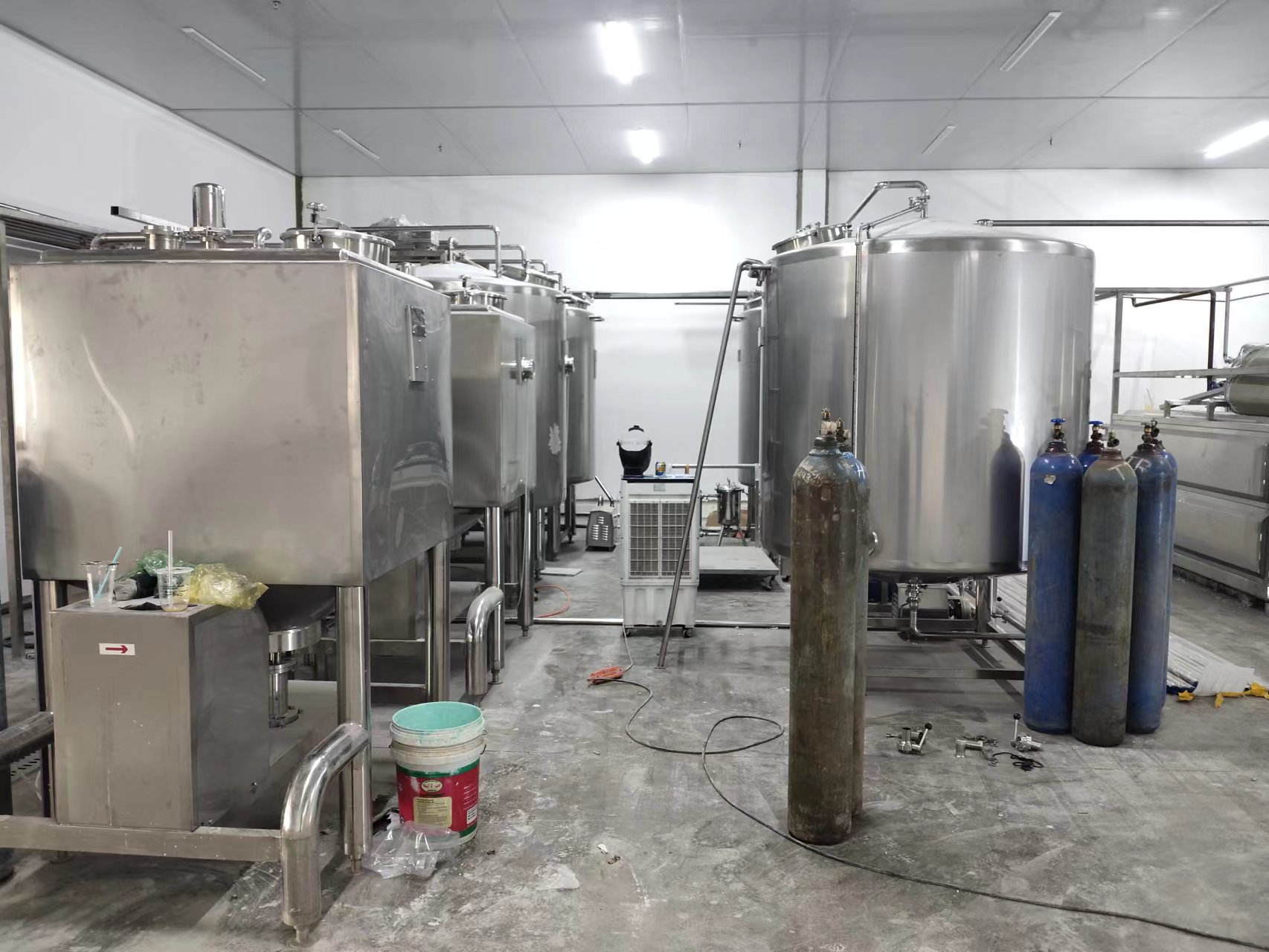 Fluxograma de processo de produção de iogurte