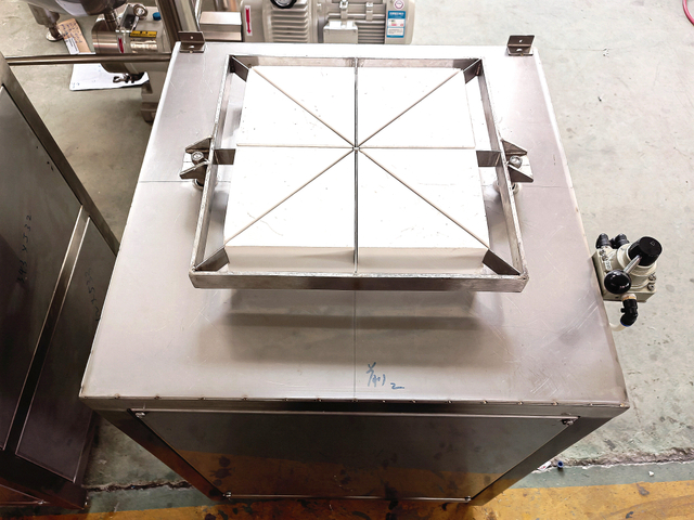 Linha de produção completa de queijo branco cheddar