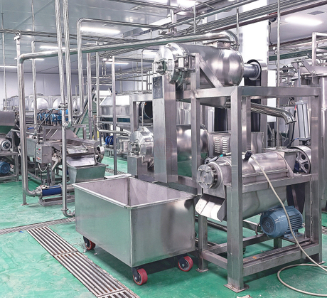 Linha de produção de suco de uva automática