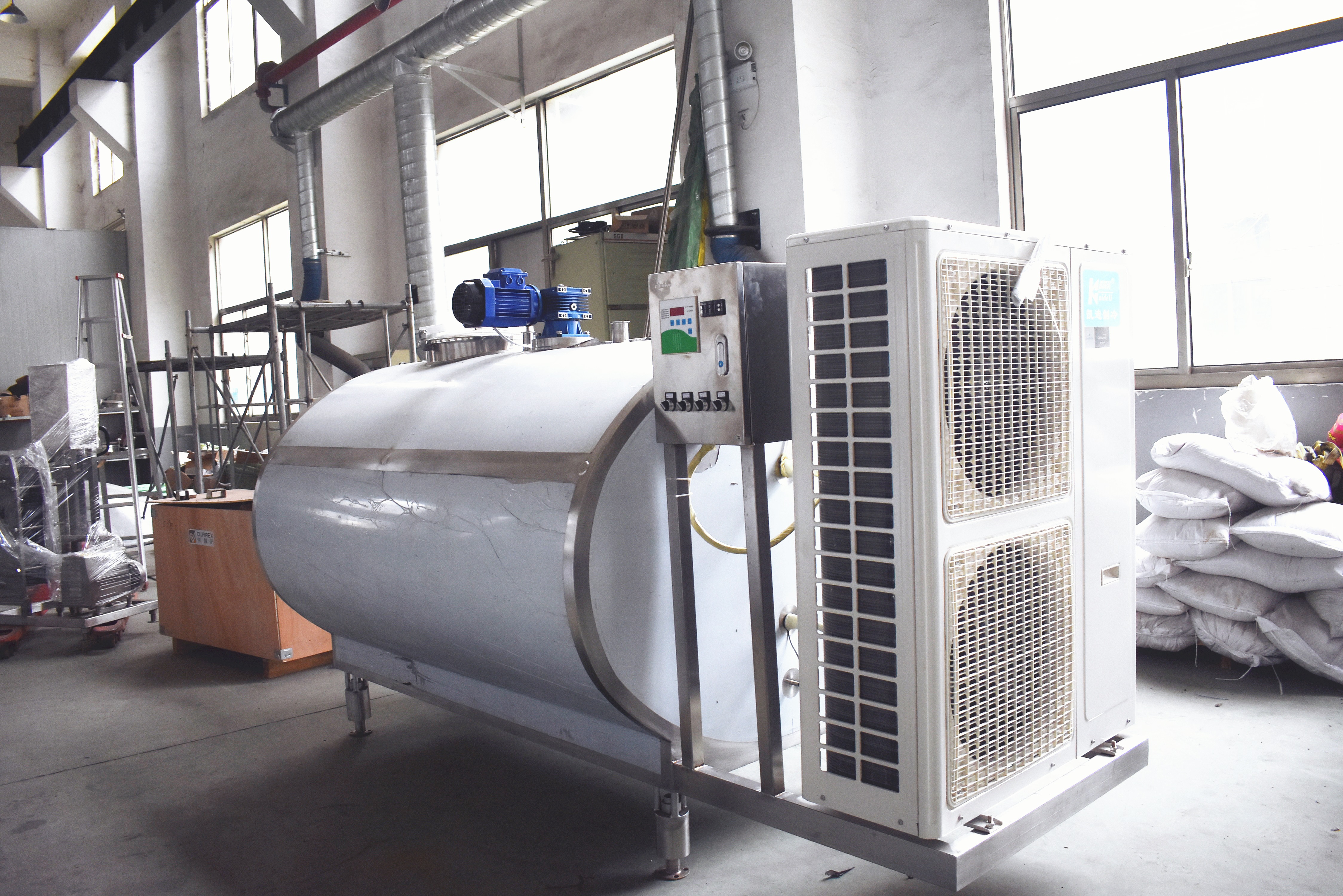 Linha de processamento de iogurte