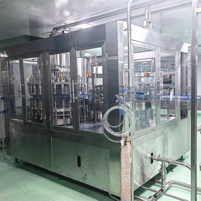 Máquina de recheio de suco de manga automática