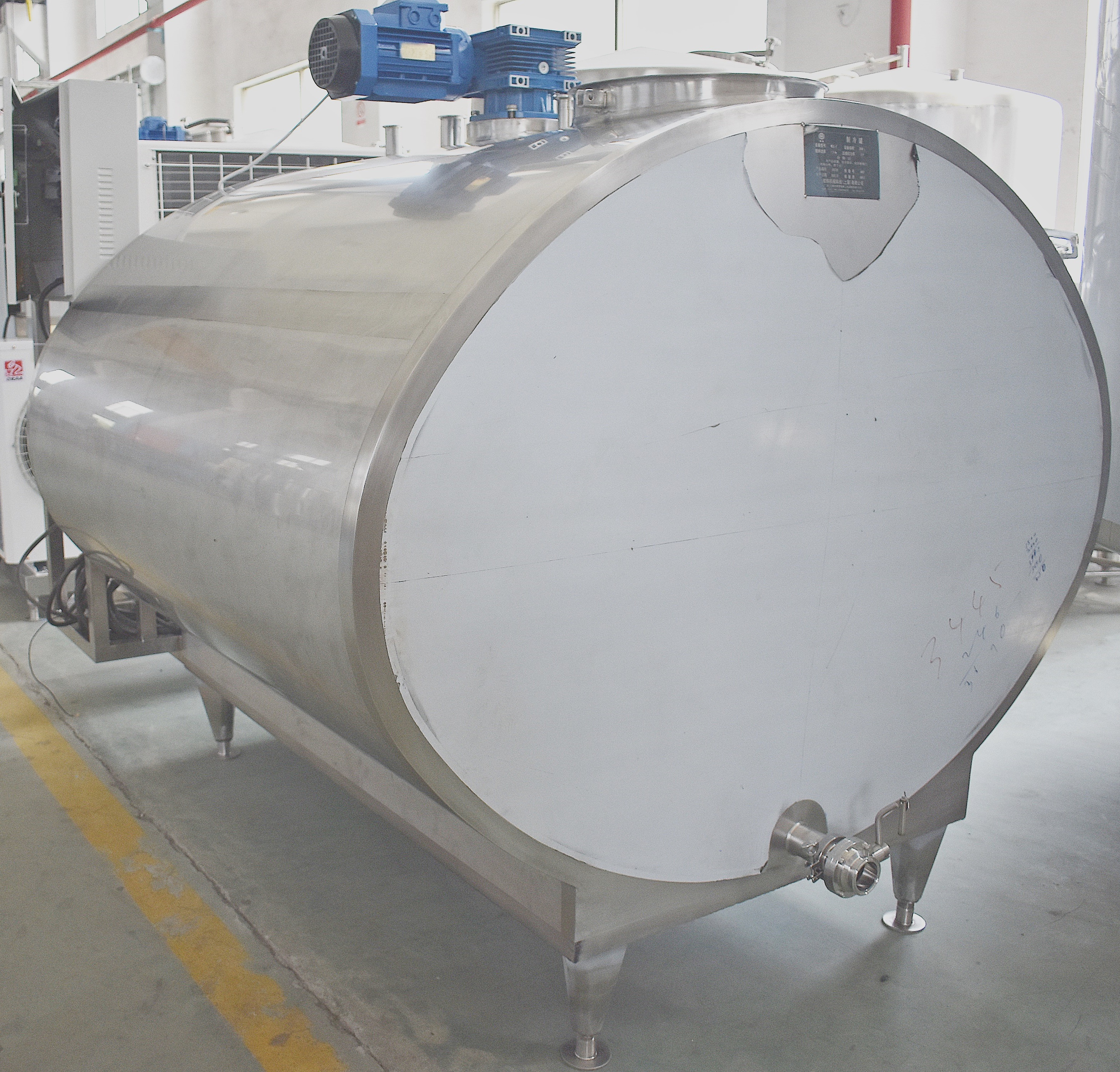 Tanque de resfriamento de leite 