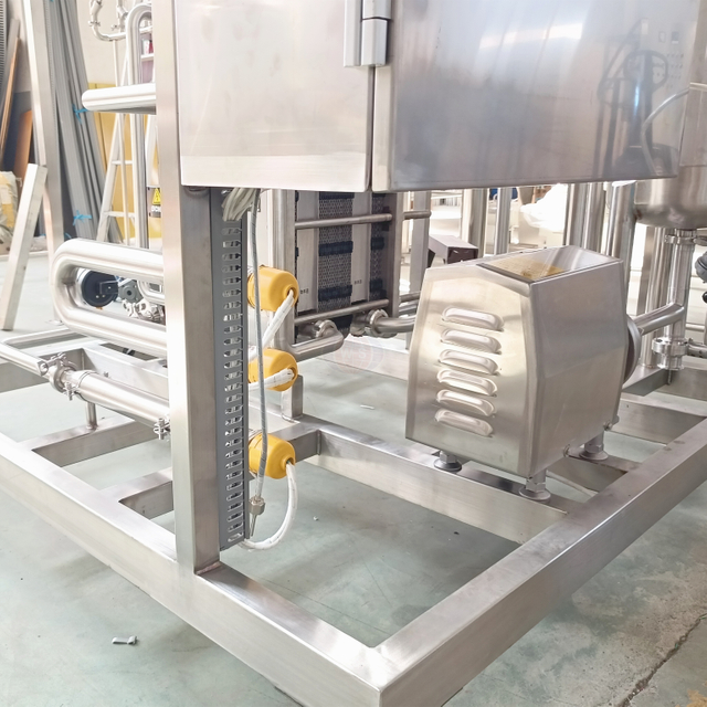 Aquecimento elétrico 500-1000 litros pasteurizador de leite para venda