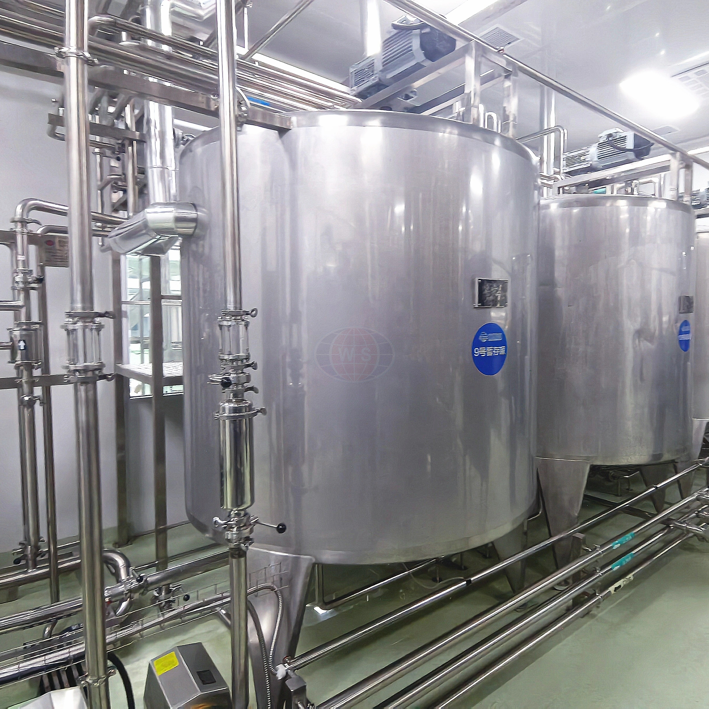 Equipamento completo para linha de produ&ccedil;&atilde;o de iogurte