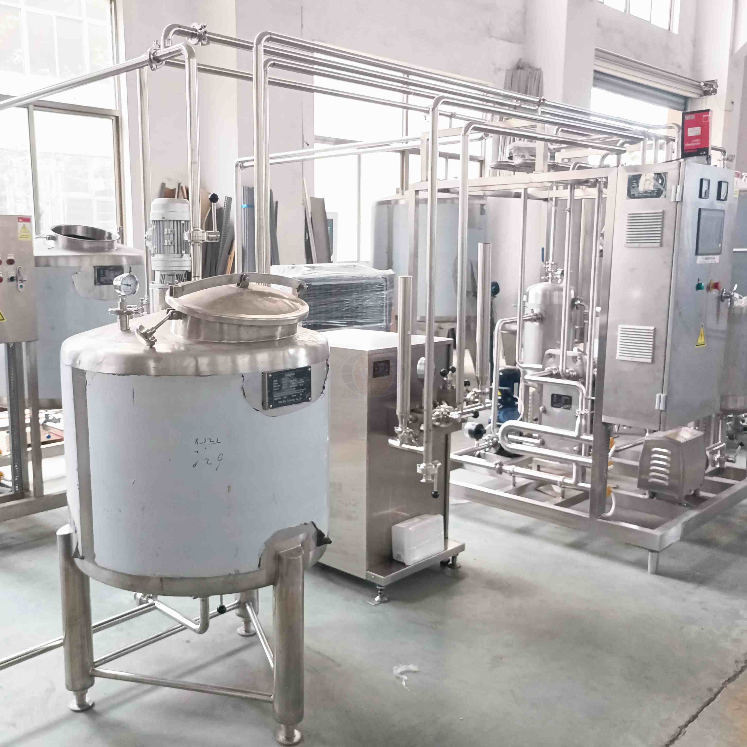 Equipamento de linha de produ&ccedil;&atilde;o de iogurte grego