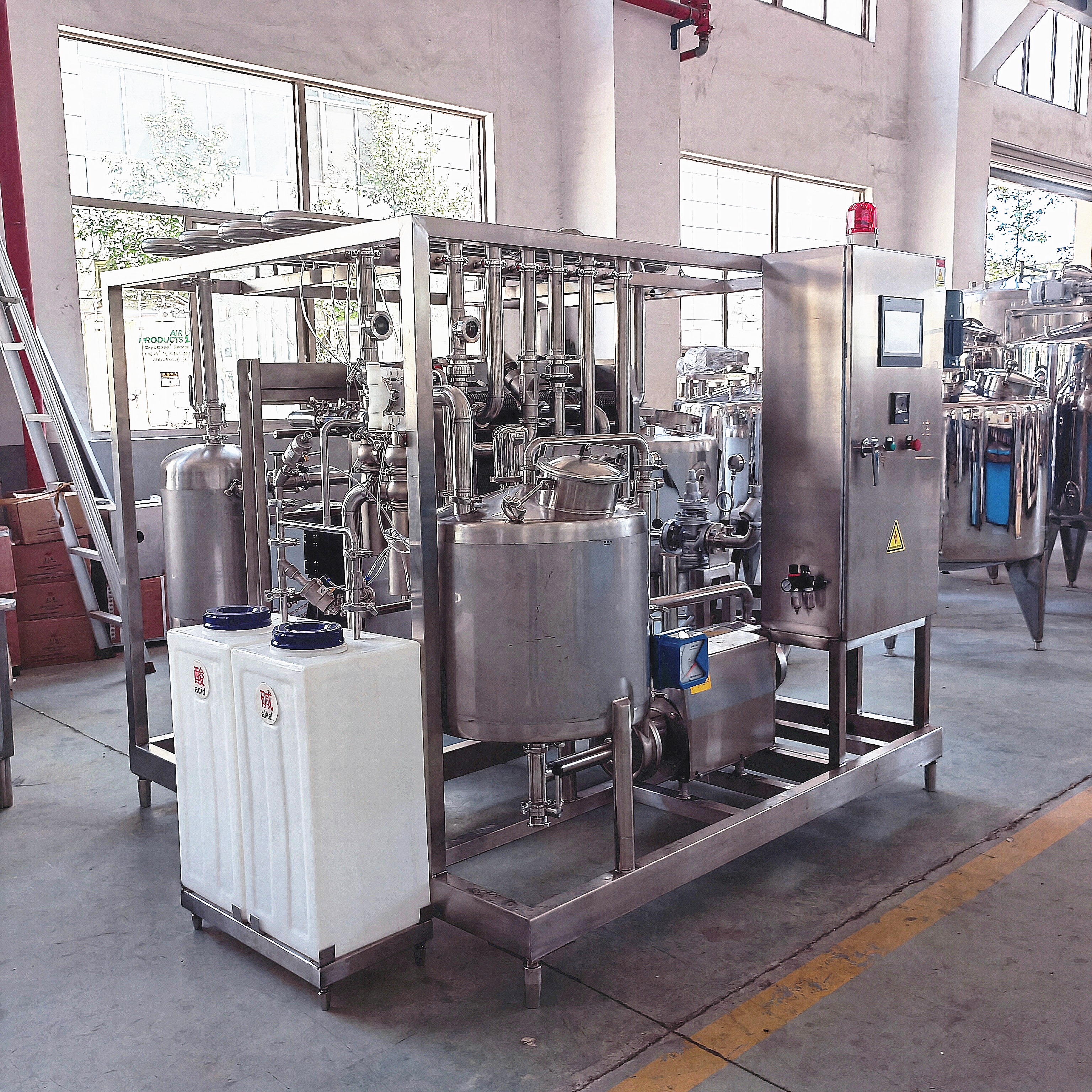 Equipamento de pasteuriza&ccedil;&atilde;o HTST