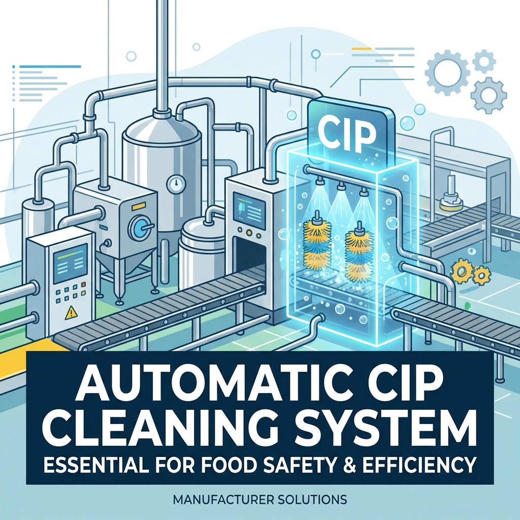 Por que um sistema automático de limpeza CIP é importante para fábricas de alimentos?