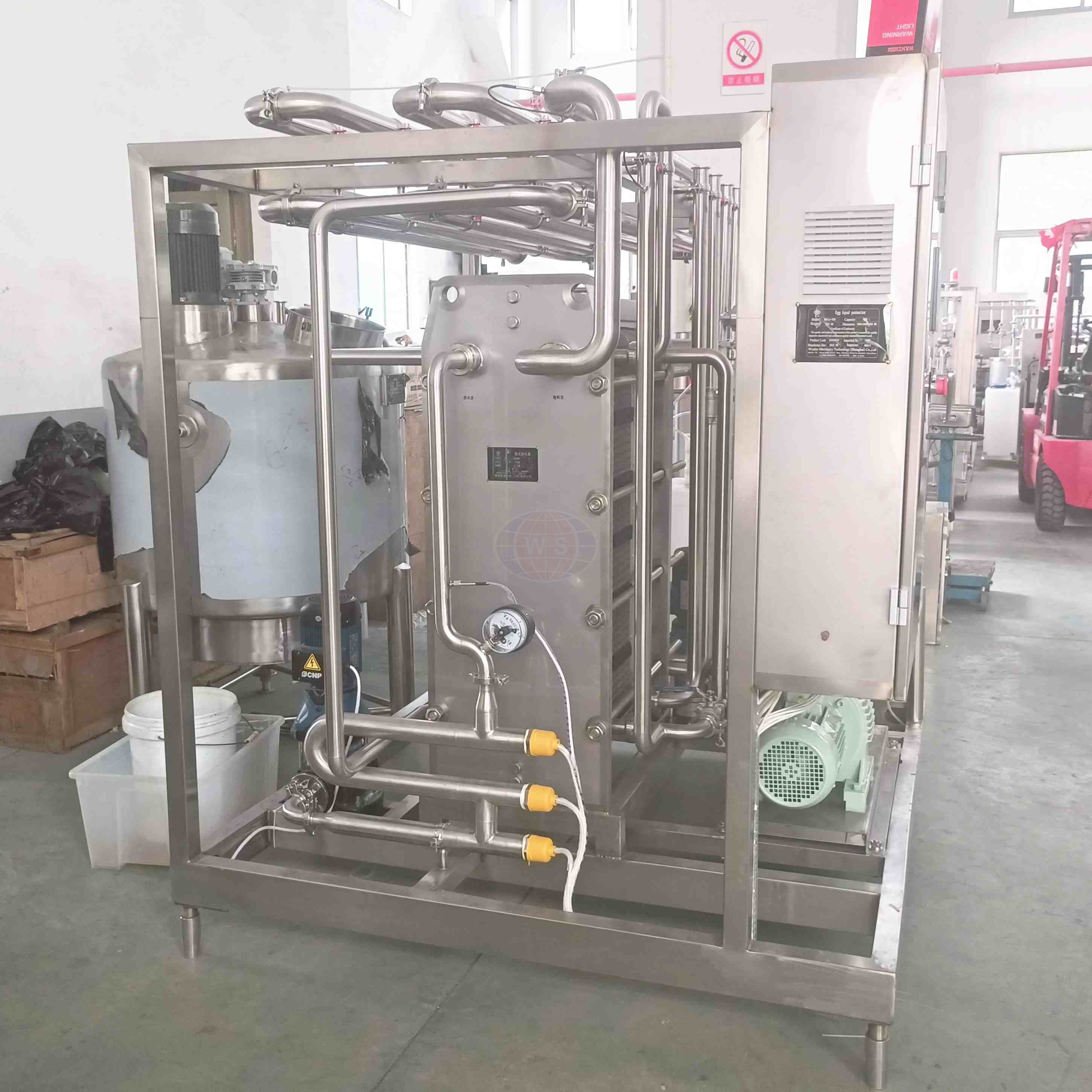 Linha de processamento de equipamentos de pasteuriza&ccedil;&atilde;o de suco